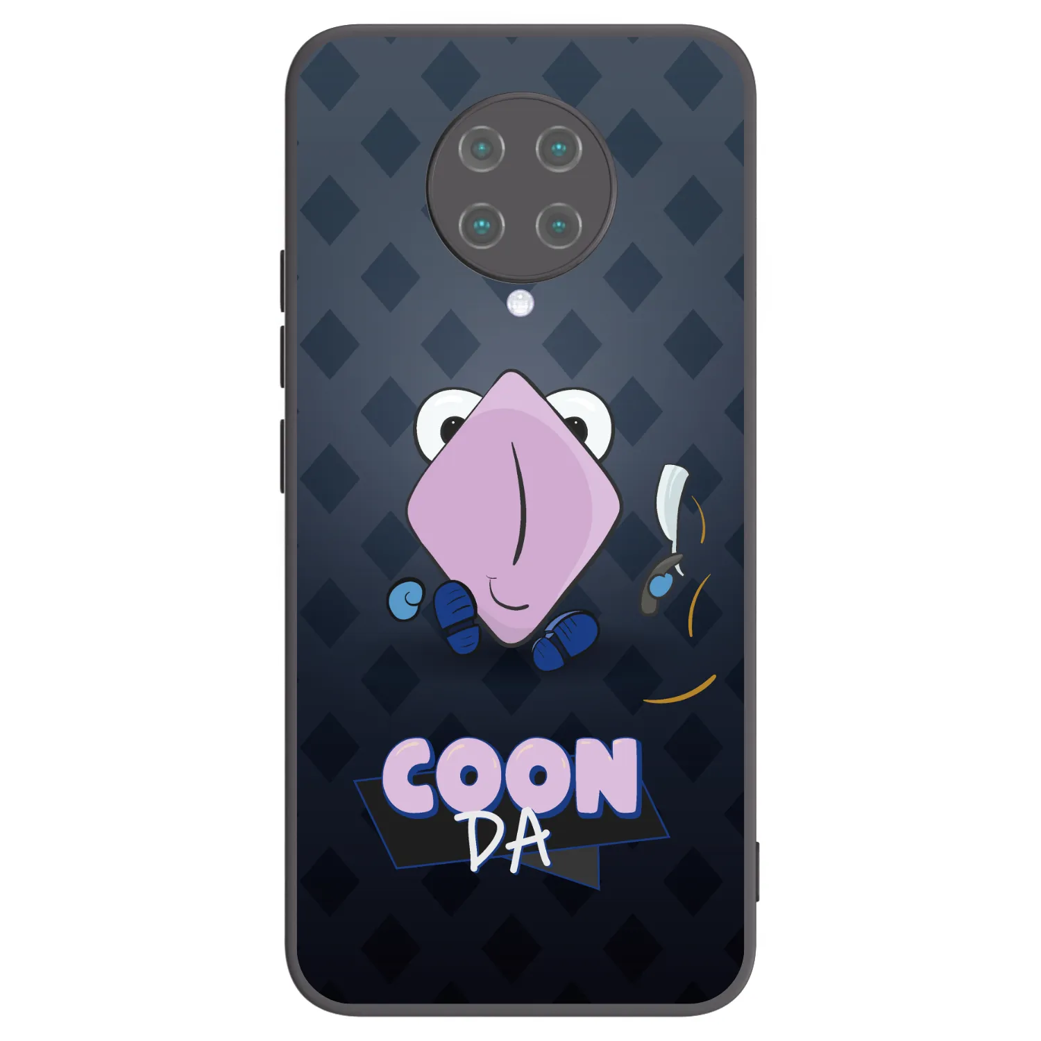 Picasee silikonový černý obal pro Xiaomi Poco F2 Pro - COONDA holátko - tmavá