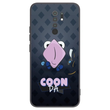 Picasee silikonový černý obal pro Xiaomi Redmi 9 - COONDA holátko - tmavá