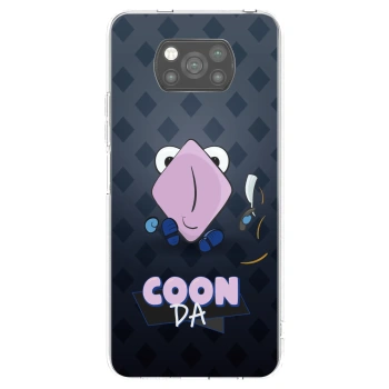 Picasee silikonový černý obal pro Xiaomi Poco X3 - COONDA holátko - tmavá