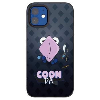 Picasee silikonový černý obal pro Apple iPhone 12 mini - COONDA holátko - tmavá