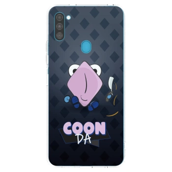 Picasee silikonový průhledný obal pro Samsung Galaxy M11 - COONDA holátko - tmavá