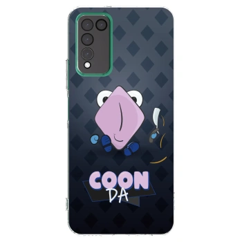 Picasee silikonový průhledný obal pro Honor 10X Lite - COONDA holátko - tmavá