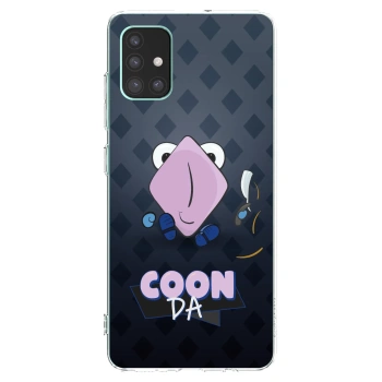 Picasee silikonový průhledný obal pro Samsung Galaxy M51 M515F - COONDA holátko - tmavá