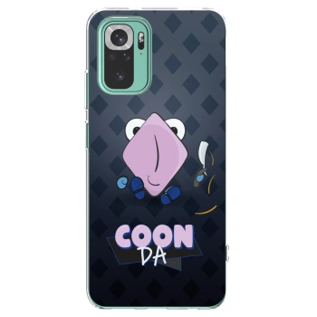 Picasee silikonový průhledný obal pro Xiaomi Redmi Note 10 Pro - COONDA holátko - tmavá