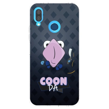 Picasee silikonový průhledný obal pro Huawei P20 Lite - COONDA holátko - tmavá