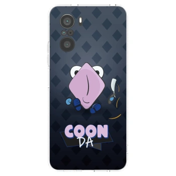 Picasee silikonový průhledný obal pro Xiaomi Poco F3 - COONDA holátko - tmavá
