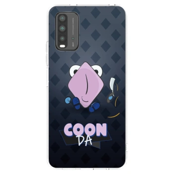 Picasee silikonový průhledný obal pro Xiaomi Redmi 9T - COONDA holátko - tmavá