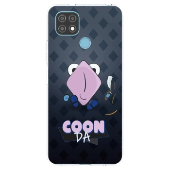 Picasee silikonový průhledný obal pro Realme C21 - COONDA holátko - tmavá