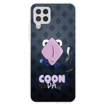 Picasee silikonový průhledný obal pro Samsung Galaxy A22 A225F 4G - COONDA holátko - tmavá
