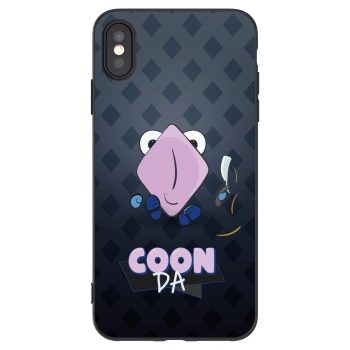 Picasee silikonový černý obal pro Apple iPhone XS Max - COONDA holátko - tmavá