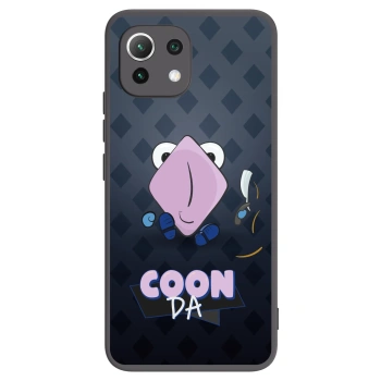 Picasee silikonový černý obal pro Xiaomi 11 Lite 5G NE - COONDA holátko - tmavá
