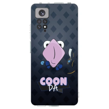 Picasee silikonový průhledný obal pro Xiaomi Redmi Note 11S 4G - COONDA holátko - tmavá