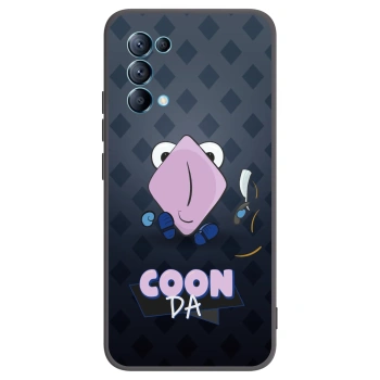 Picasee silikonový černý obal pro OPPO Reno 5 5G - COONDA holátko - tmavá