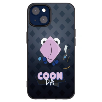Picasee silikonový černý obal pro Apple iPhone 14 - COONDA holátko - tmavá