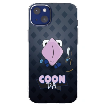 Picasee silikonový průhledný obal pro Apple iPhone 14 Plus - COONDA holátko - tmavá