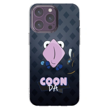 Picasee silikonový průhledný obal pro Apple iPhone 14 Pro Max - COONDA holátko - tmavá