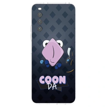 Picasee silikonový průhledný obal pro Sony Xperia 10 IV 5G - COONDA holátko - tmavá