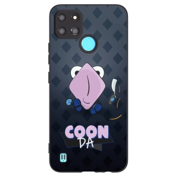 Picasee silikonový černý obal pro Realme C21Y - COONDA holátko - tmavá