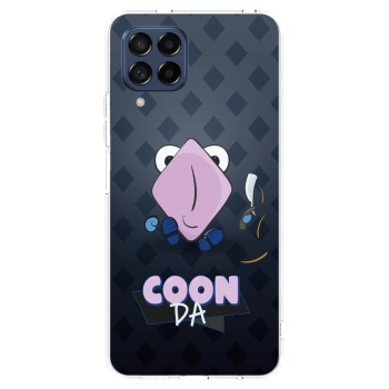 Picasee silikonový průhledný obal pro Samsung Galaxy M53 5G - COONDA holátko - tmavá