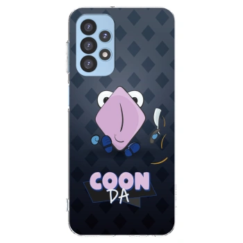 Picasee silikonový průhledný obal pro Samsung Galaxy A23 A235F 4G - COONDA holátko - tmavá