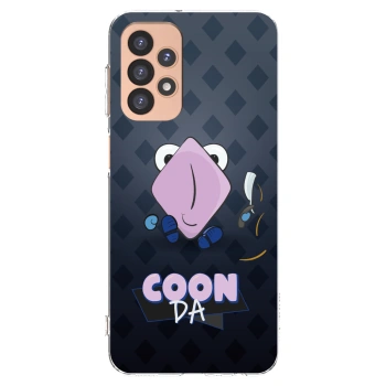 Picasee silikonový průhledný obal pro Samsung Galaxy A23 A236B 5G - COONDA holátko - tmavá