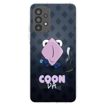 Picasee silikonový průhledný obal pro Samsung Galaxy A73 5G - COONDA holátko - tmavá