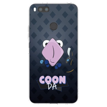 Picasee silikonový průhledný obal pro Xiaomi Redmi A1 - COONDA holátko - tmavá