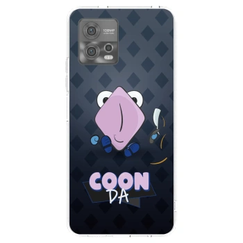 Picasee silikonový průhledný obal pro Motorola Moto G72 - COONDA holátko - tmavá