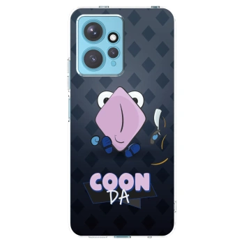 Picasee silikonový průhledný obal pro Xiaomi Redmi Note 12 4G - COONDA holátko - tmavá