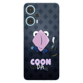 Picasee silikonový průhledný obal pro Xiaomi Poco F5 - COONDA holátko - tmavá