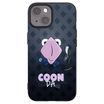 Picasee silikonový černý obal pro Apple iPhone 15 - COONDA holátko - tmavá