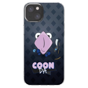 Picasee silikonový průhledný obal pro Apple iPhone 15 Plus - COONDA holátko - tmavá