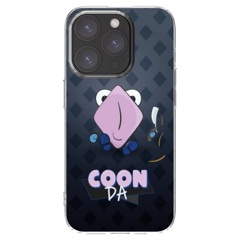 Picasee silikonový průhledný obal pro Apple iPhone 15 Pro - COONDA holátko - tmavá