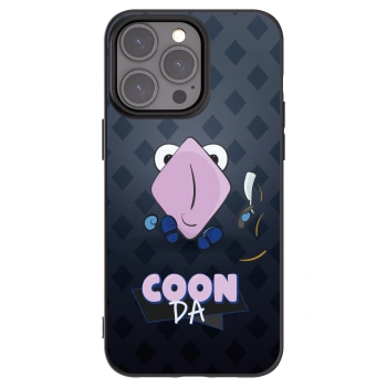 Picasee silikonový černý obal pro Apple iPhone 15 Pro Max - COONDA holátko - tmavá