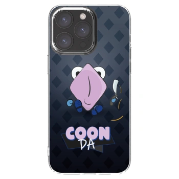 Picasee silikonový průhledný obal pro Apple iPhone 15 Pro Max - COONDA holátko - tmavá