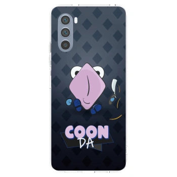 Picasee silikonový průhledný obal pro Motorola Moto G62 - COONDA holátko - tmavá