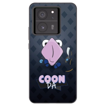 Picasee silikonový černý obal pro Xiaomi 13T - COONDA holátko - tmavá