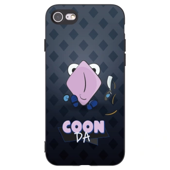 Picasee silikonový černý obal pro Apple iPhone 7 - COONDA holátko - tmavá