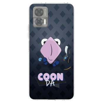 Picasee silikonový průhledný obal pro Motorola Edge 30 Neo - COONDA holátko - tmavá