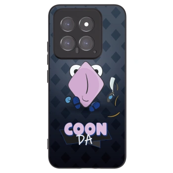 Picasee silikonový černý obal pro Xiaomi 14 - COONDA holátko - tmavá