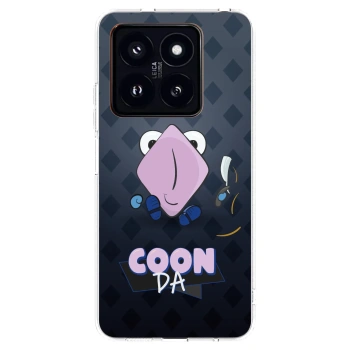 Picasee silikonový průhledný obal pro Xiaomi 14 Pro - COONDA holátko - tmavá