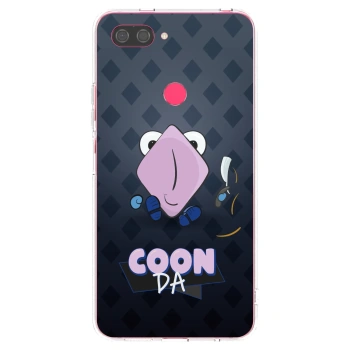 Picasee silikonový průhledný obal pro Xiaomi Mi 8 Lite - COONDA holátko - tmavá