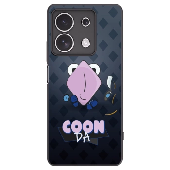 Picasee silikonový černý obal pro Xiaomi Redmi Note 13 4G - COONDA holátko - tmavá