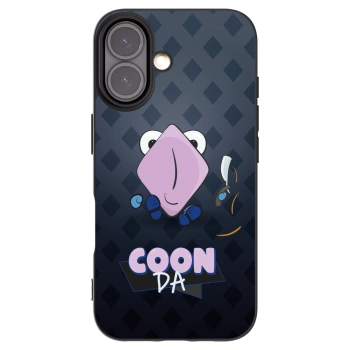 Picasee silikonový černý obal pro Apple iPhone 16 - COONDA holátko - tmavá