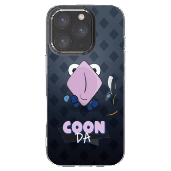Picasee silikonový průhledný obal pro Apple iPhone 16 Pro - COONDA holátko - tmavá