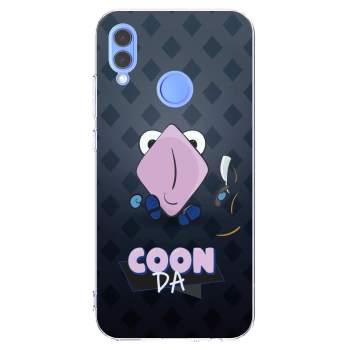 Picasee silikonový průhledný obal pro Honor 10 Lite - COONDA holátko - tmavá