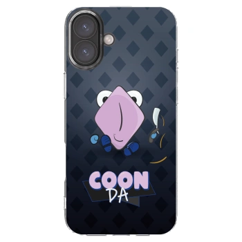 Picasee silikonový průhledný obal pro Apple iPhone 16 Plus - COONDA holátko - tmavá