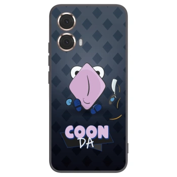 Picasee silikonový černý obal pro Motorola Moto G85 - COONDA holátko - tmavá