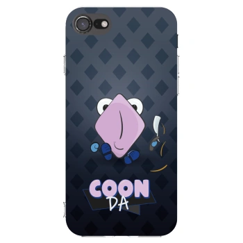 Picasee silikonový průhledný obal pro Apple iPhone 7 - COONDA holátko - tmavá