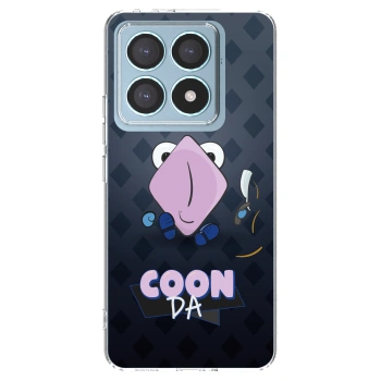 Picasee silikonový průhledný obal pro Xiaomi 14T Pro - COONDA holátko - tmavá